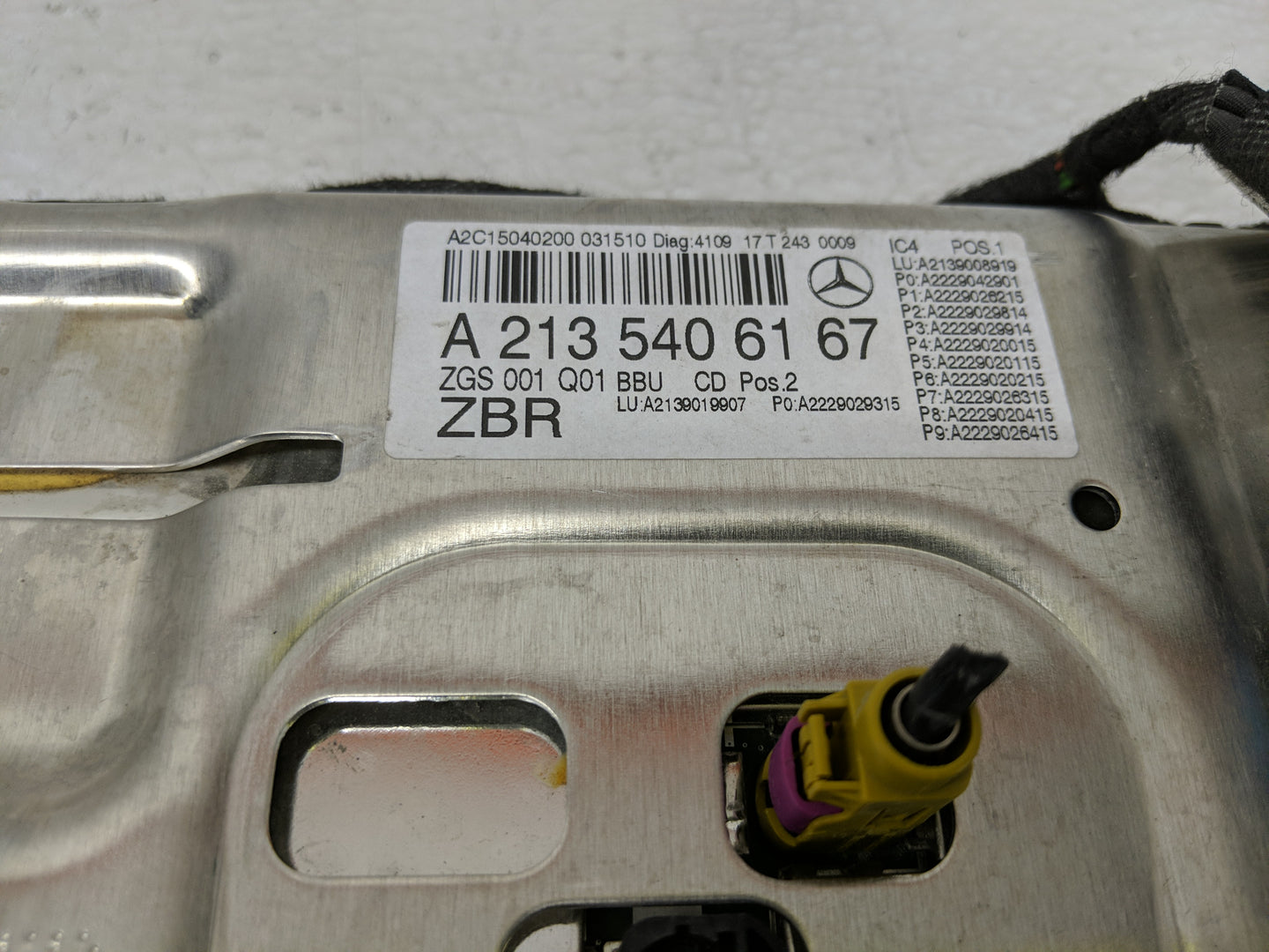 2019 Mercedes-Benz E300 Instrument Cluster Speedometer Gauges P/N:A 213 540 61 67 Fits OEM Used Auto Parts - Oemusedautopart