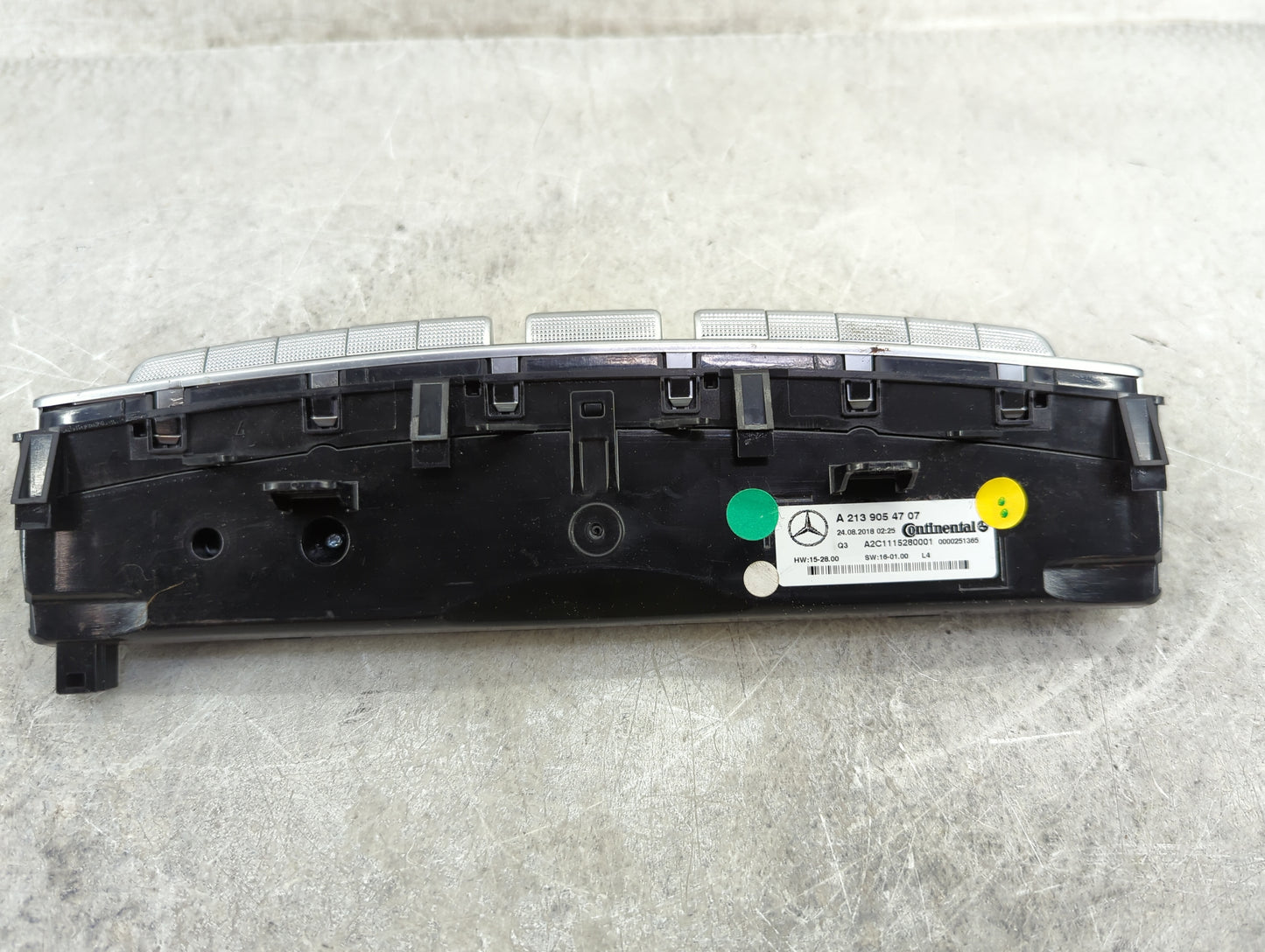 2017-2020 Mercedes-Benz E300 Climate Control Module Temperature AC/Heater Replacement P/N:A 213 905 47 07 Fits OEM Used Auto