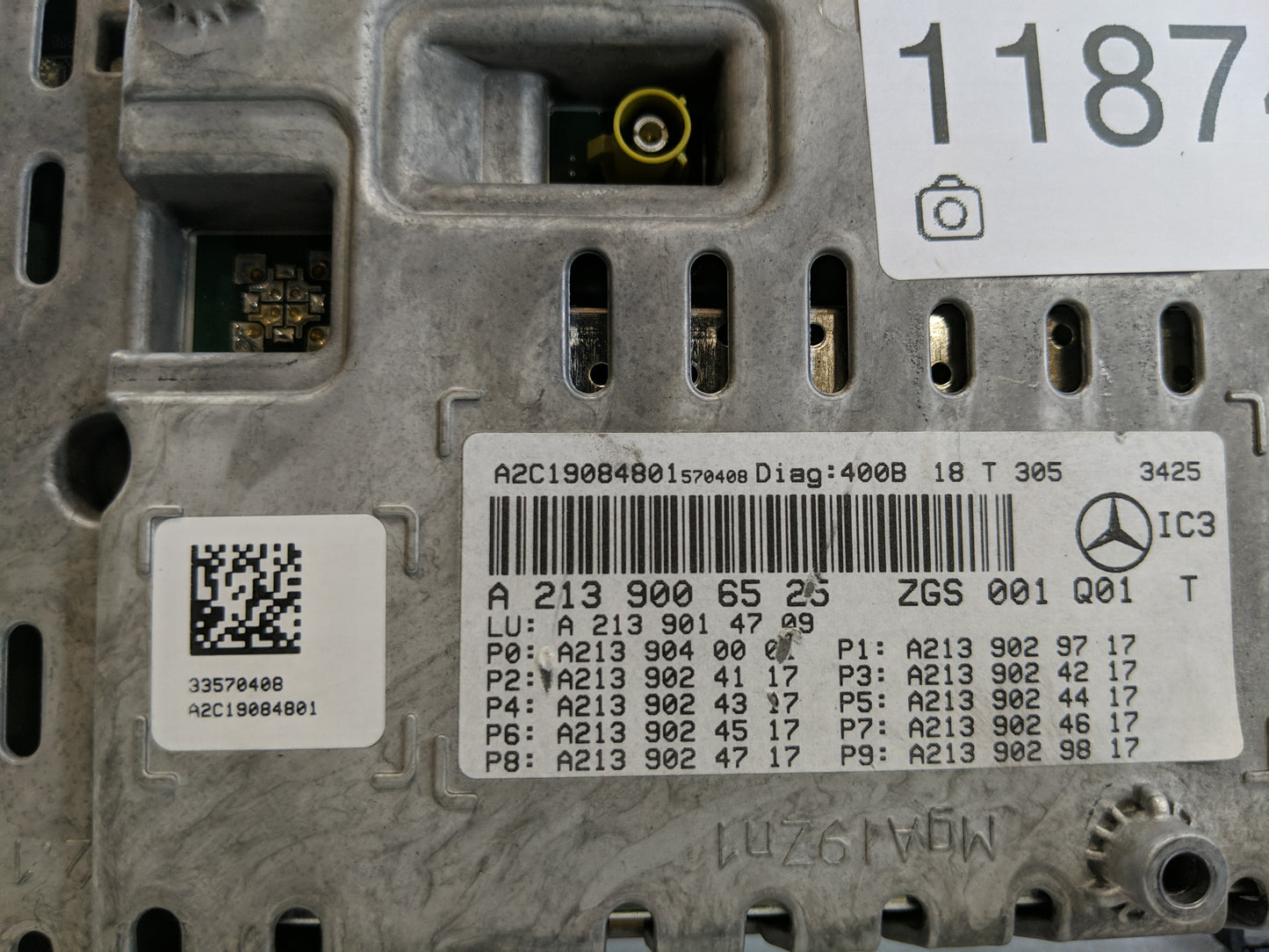 2019 Mercedes-Benz E450 Instrument Cluster Speedometer Gauges P/N:A 213 900 65 25 Fits OEM Used Auto Parts - Oemusedautopart