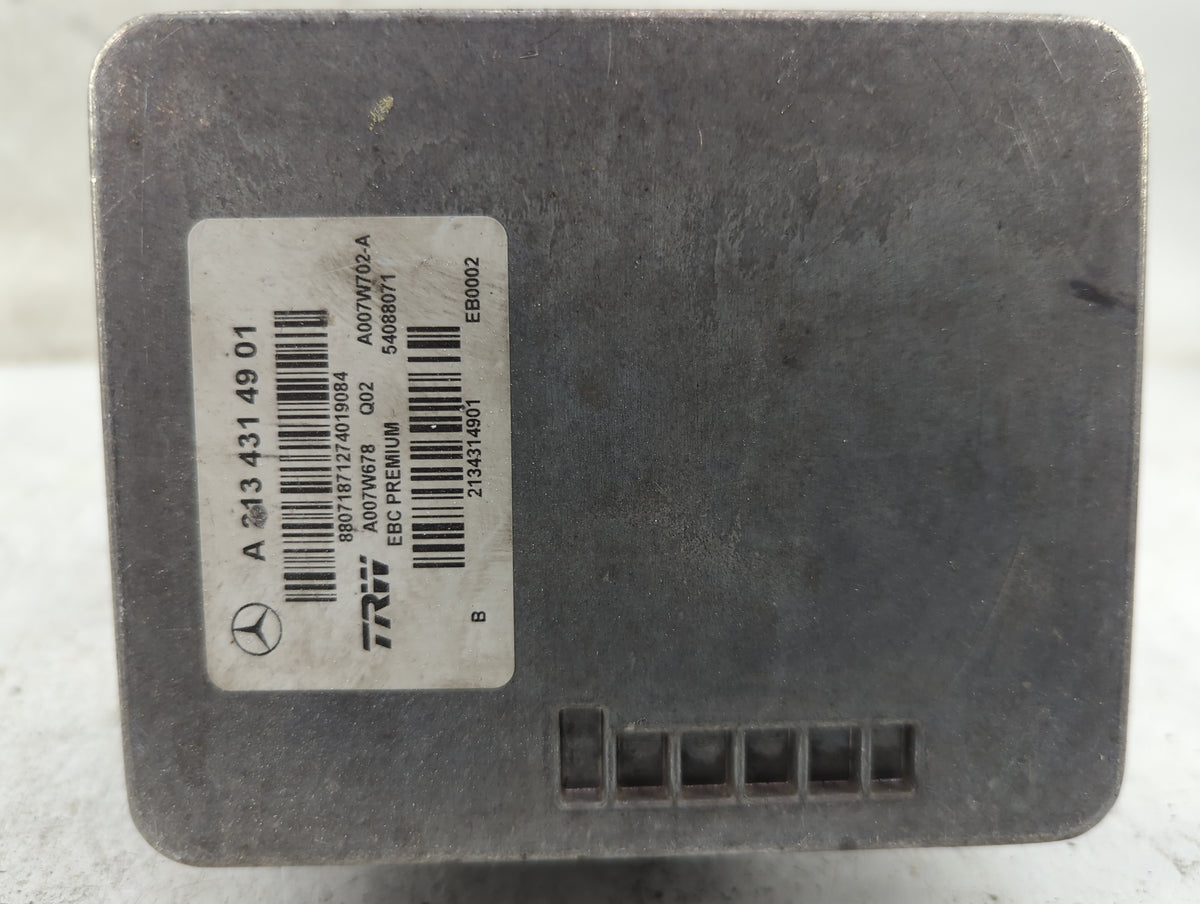 2019-2020 Mercedes-Benz E450 Anti-Lock Brake ABS Pump Module Actuator OEM P/N:A 213 431 49 01 Fits Fits 2018 2019 2020 OEM U