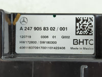2017-2020 Mercedes-Benz Gla200 Climate Control Module Temperature AC/Heater Replacement P/N:A 247 905 83 02 Fits OEM Used Au