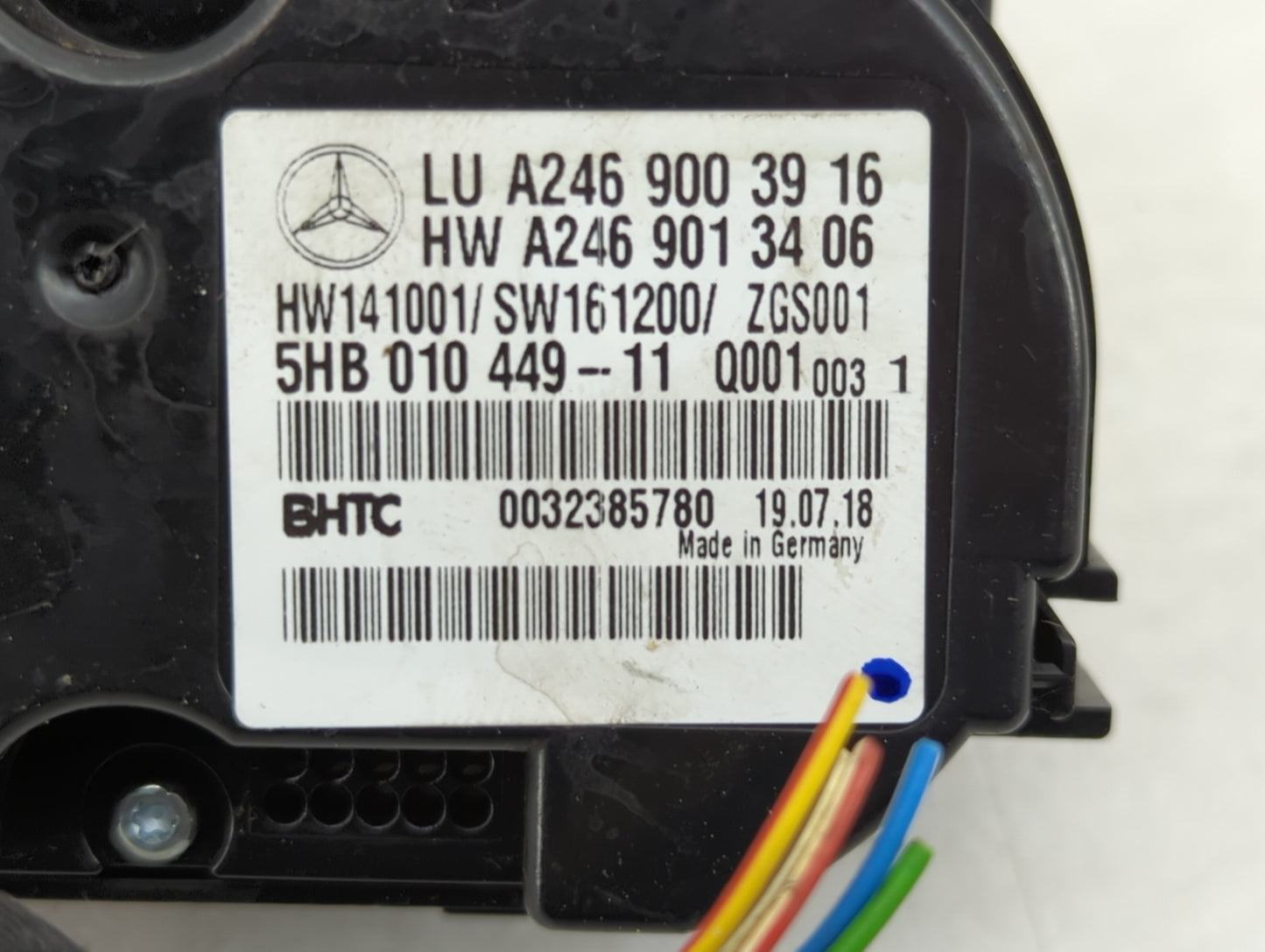 2015-2020 Mercedes-Benz Gla250 Climate Control Module Temperature AC/Heater Replacement P/N:A246 901 34 06 A246 900 39 16 Fi