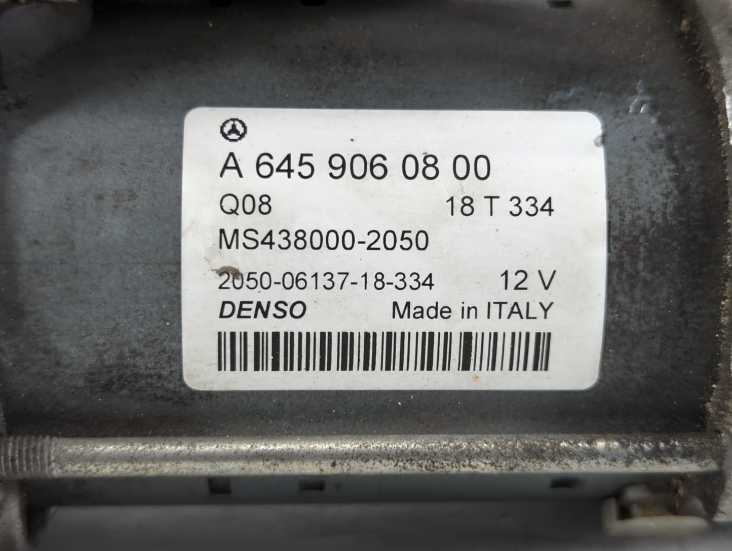 2015-2020 Mercedes-Benz Gla250 Car Starter Motor Solenoid OEM P/N:A 645 906 08 00 Fits OEM Used Auto Parts - Oemusedautopart