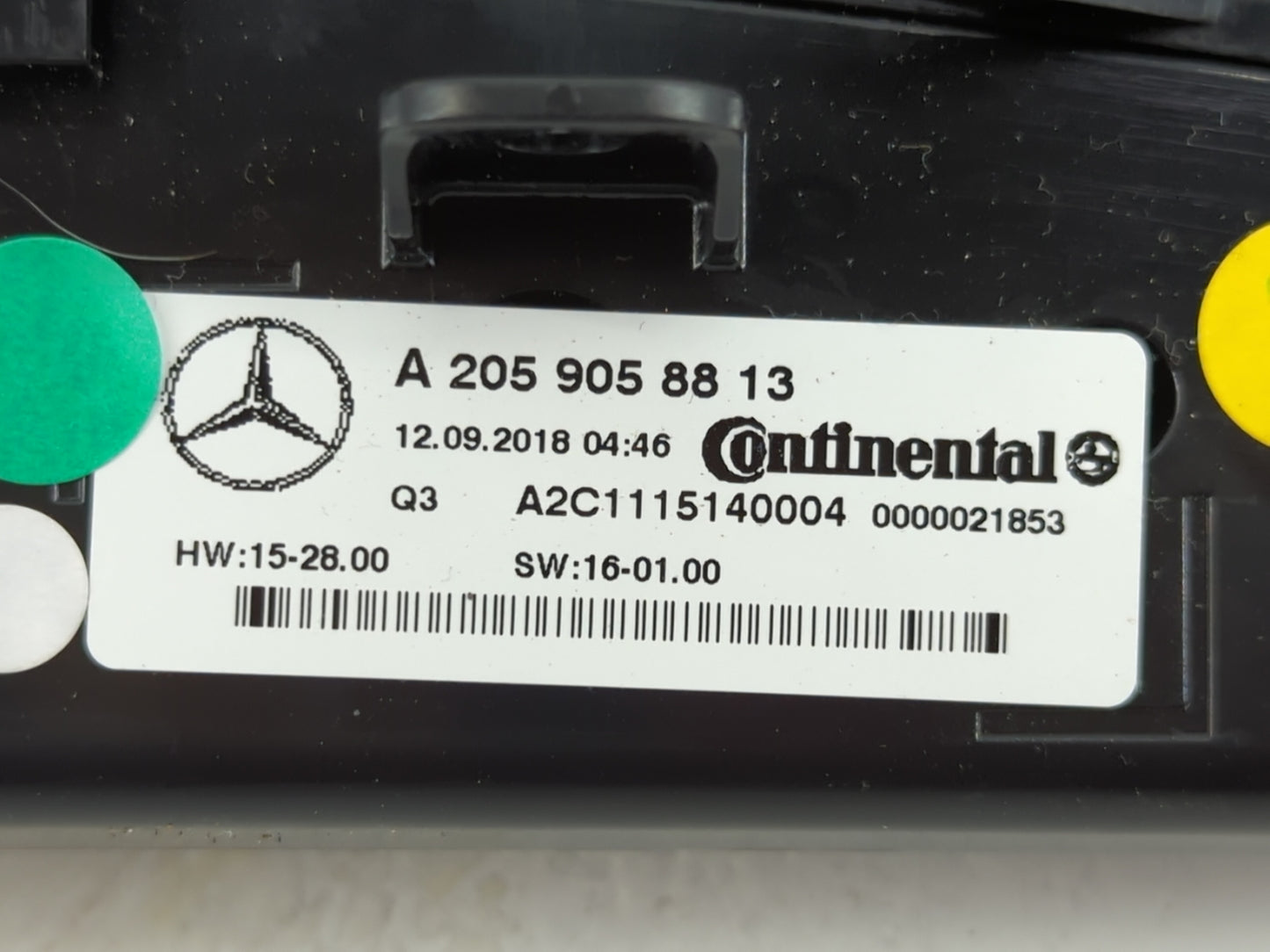 2016-2019 Mercedes-Benz Glc300 Climate Control Module Temperature AC/Heater Replacement P/N:A 205 905 88 13 Fits OEM Used Au