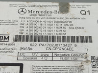 2018-2019 Mercedes-Benz Glc300 Radio AM FM Cd Player Receiver Replacement P/N:A2059009440 A2059011817 Fits Fits 2018 2019 OE