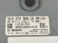 2016-2019 Mercedes-Benz Glc300 PCM Engine Control Computer ECU ECM PCU OEM P/N:A 274 900 16 00 0 261 S09 815 Fits OEM Used A