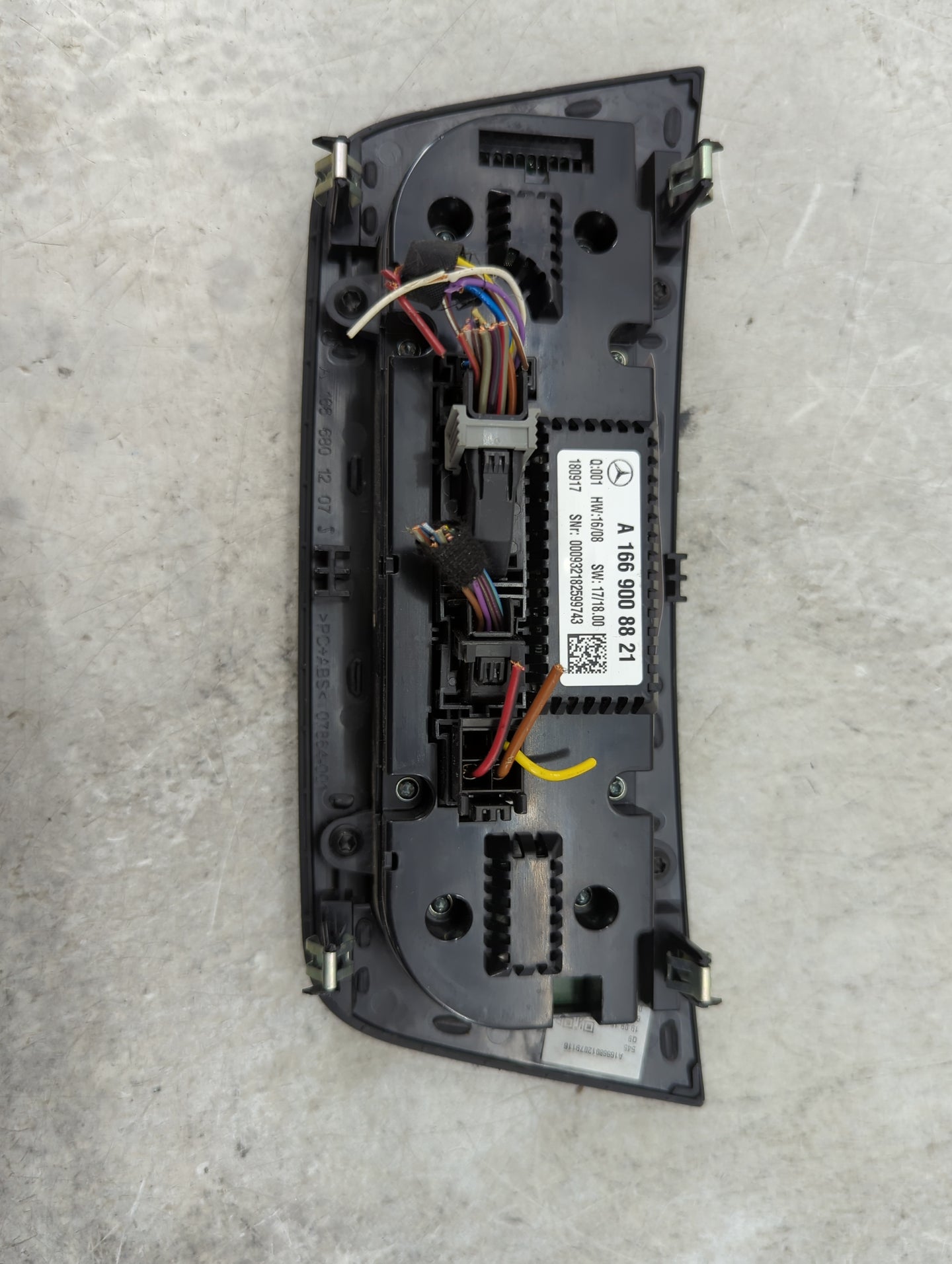 2018-2019 Mercedes-Benz Gle400 Climate Control Module Temperature AC/Heater Replacement P/N:A 166 900 88 21 Fits Fits 2018 2