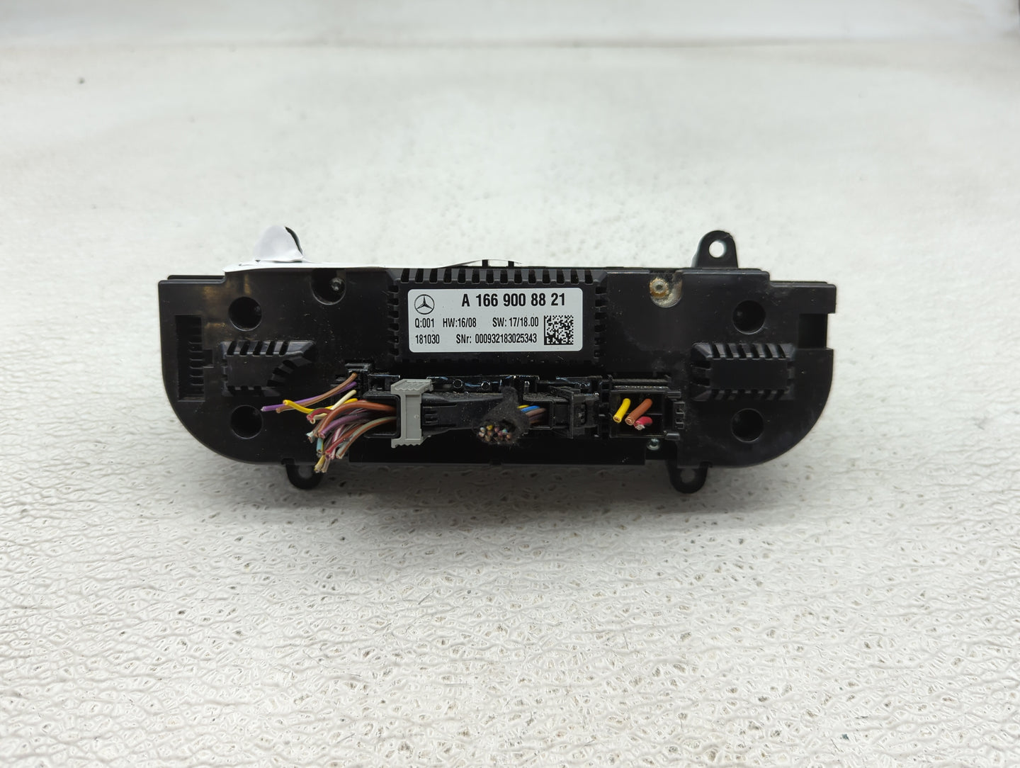2019 Mercedes-Benz Gls450 Climate Control Module Temperature AC/Heater Replacement P/N:A 166 900 88 21 Fits Fits 2018 OEM Us
