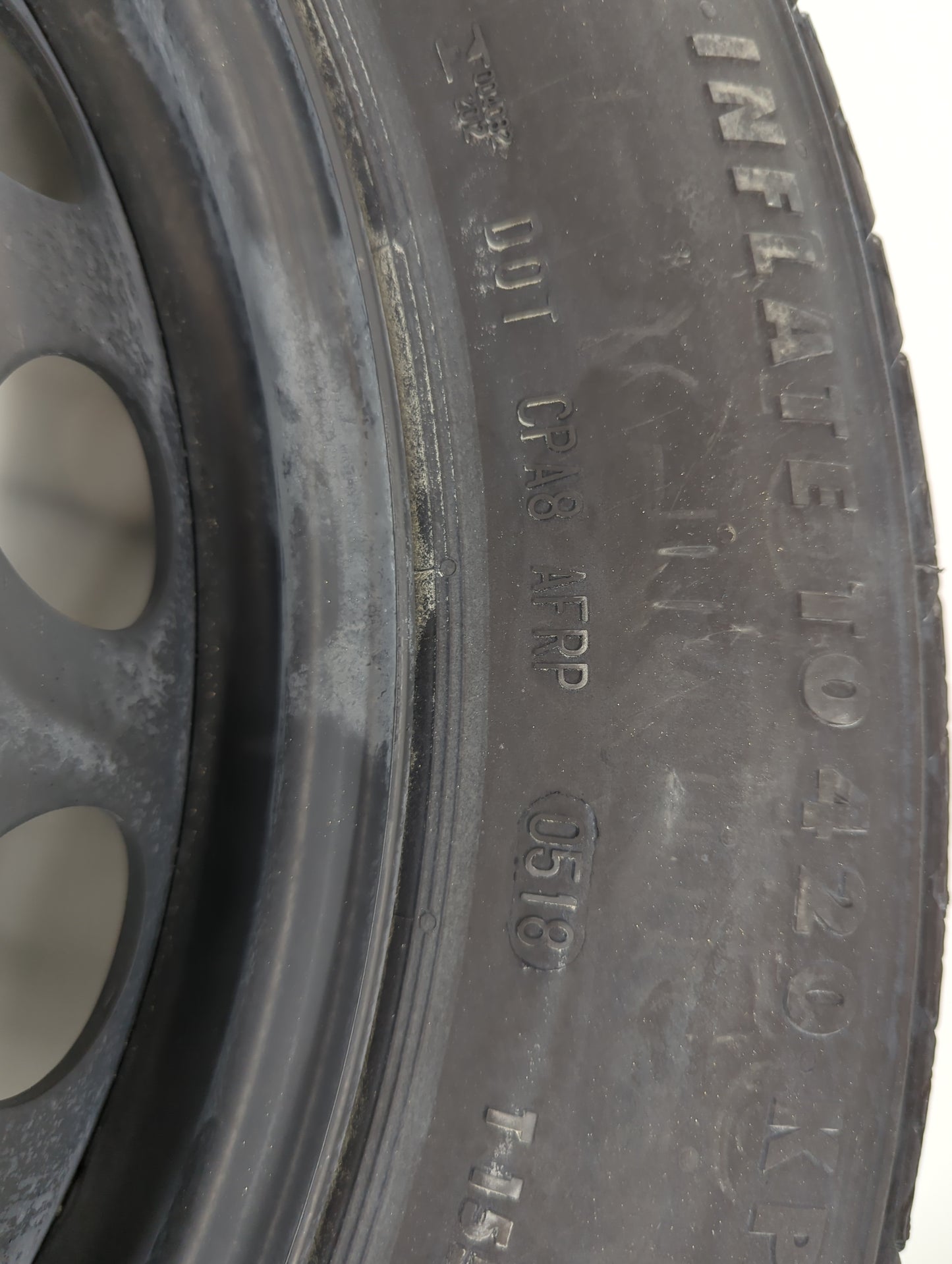 2017-2019 Mercedes-benz Gls550 Spare Donut Tire Wheel Rim Oem - Oemusedautoparts1.com