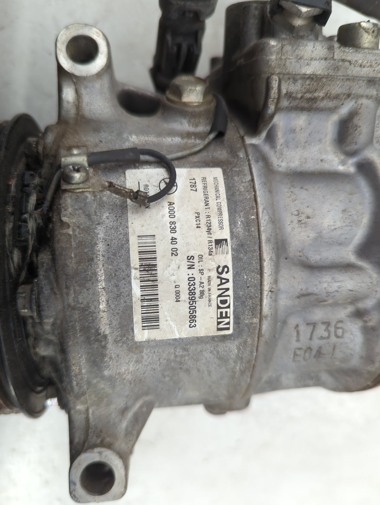2017-2021 Mercedes-benz Metris Air Conditioning A/c Ac Compressor Oem - Oemusedautoparts1.com