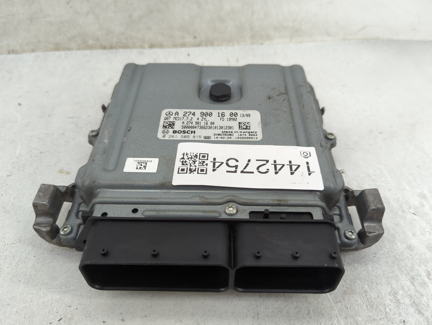 2019 Mercedes-Benz Sprinter 2500 PCM Engine Control Computer ECU ECM PCU OEM P/N:A2749001600 A2749011600 Fits OEM Used Auto 
