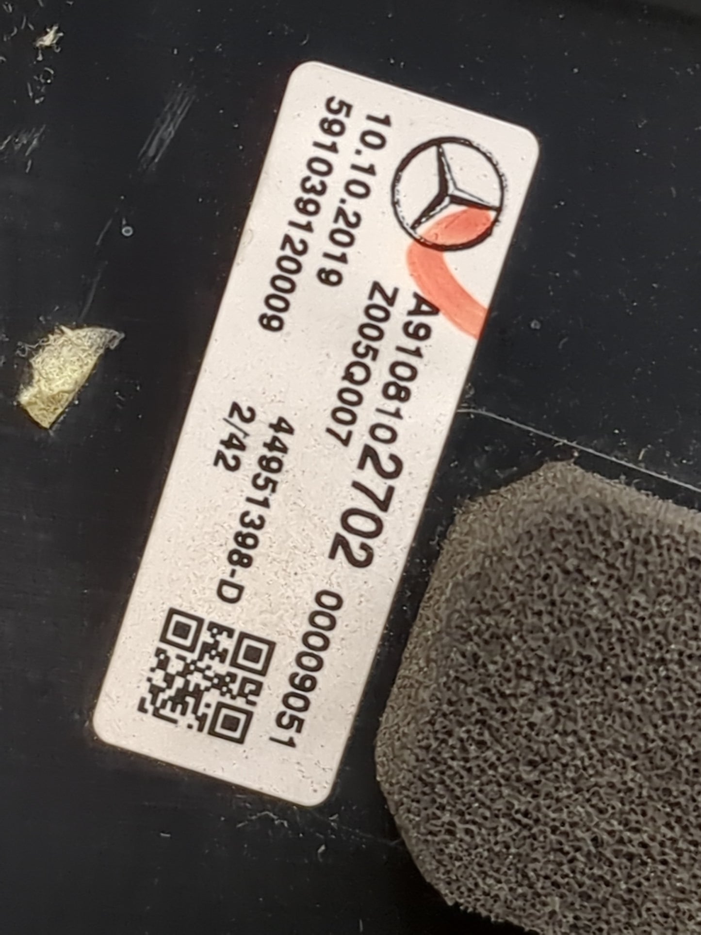2019 Mercedes-Benz Sprinter 2500 Driver Side View Mirror - Left Door Mirror OEM Used - Oemusedautoparts1.com