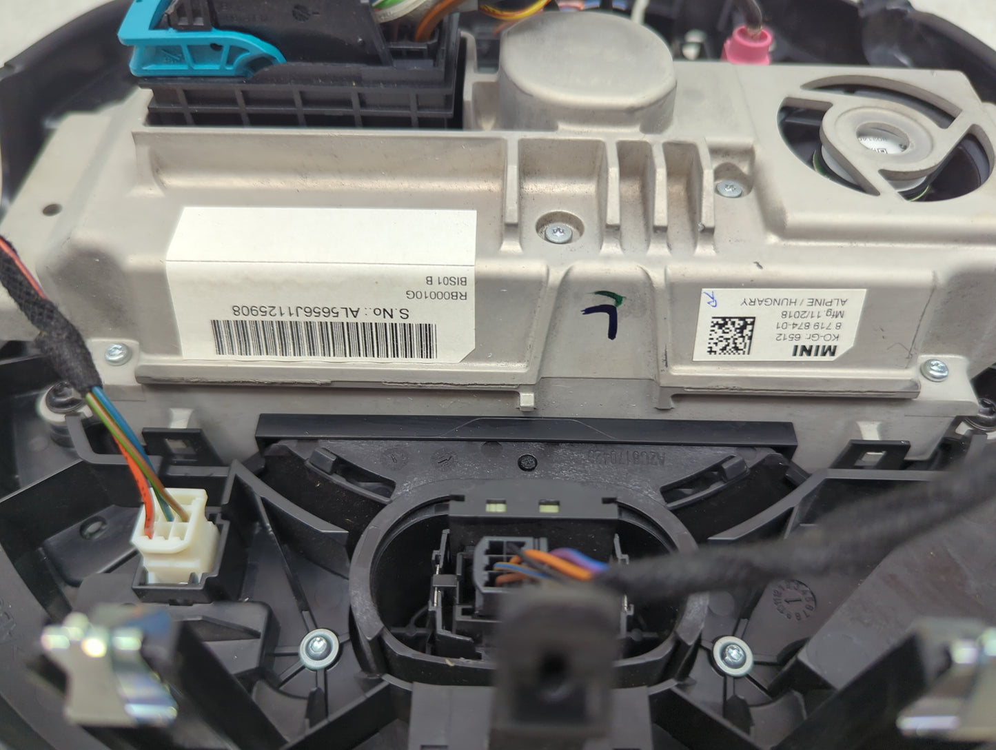 2016-2019 Mini Cooper Radio AM FM Cd Player Receiver Replacement P/N:8719874-01 KO-GF 6512 Fits Fits 2016 2017 2018 2019 OEM