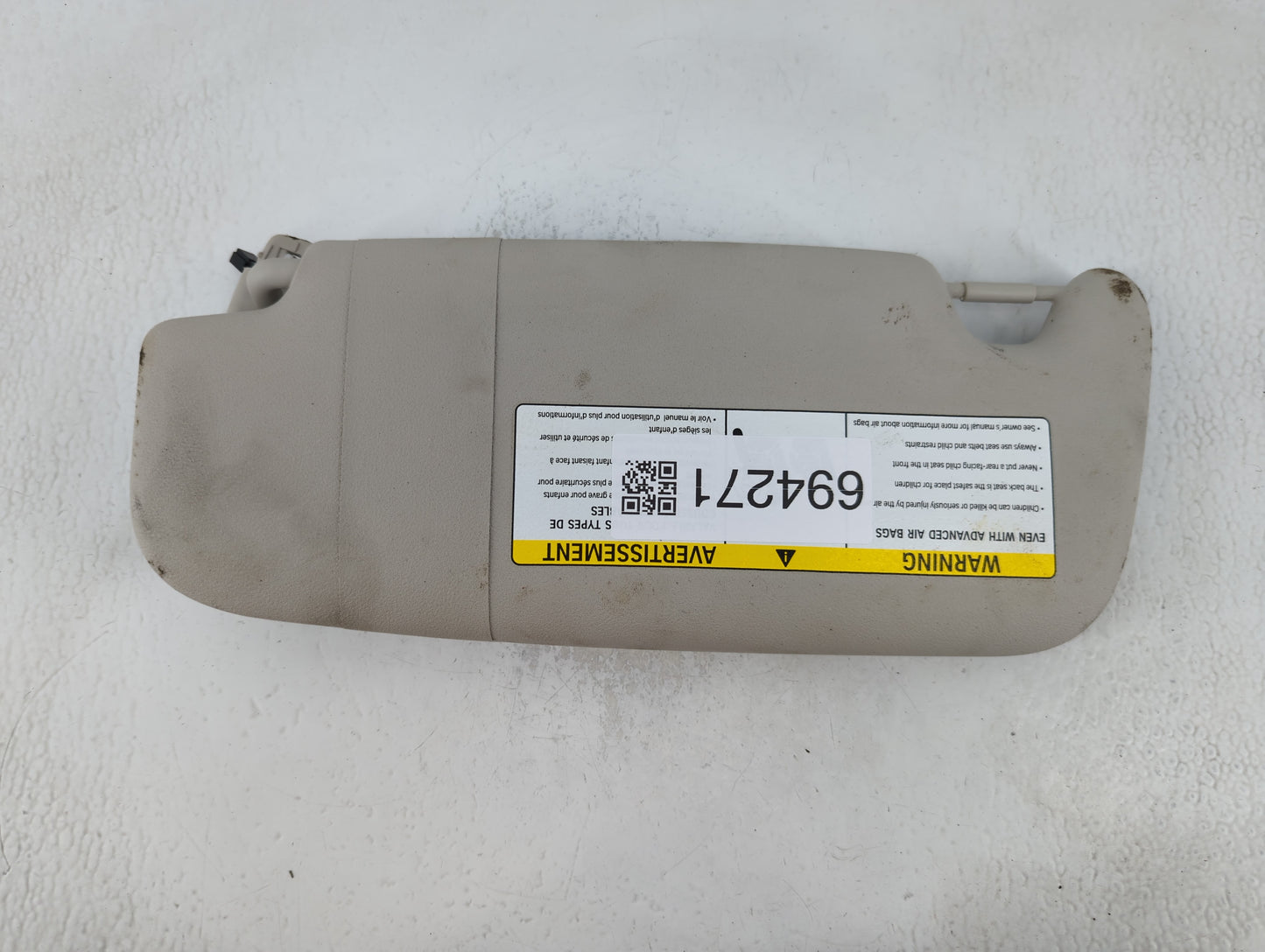 2019 Mini Cooper Sun Visor Shade Replacement Passenger Right Mirror Fits OEM Used Auto Parts - Oemusedautoparts1.com