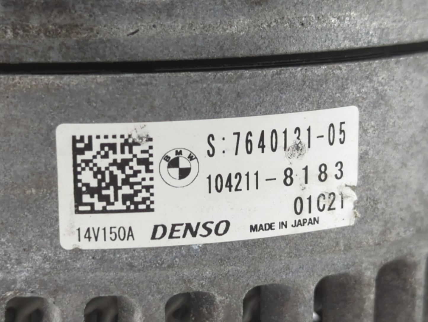 2016-2019 Mini Cooper Alternator Replacement Generator Charging Assembly Engine OEM P/N:7640131-05 104211-8183 Fits OEM Used