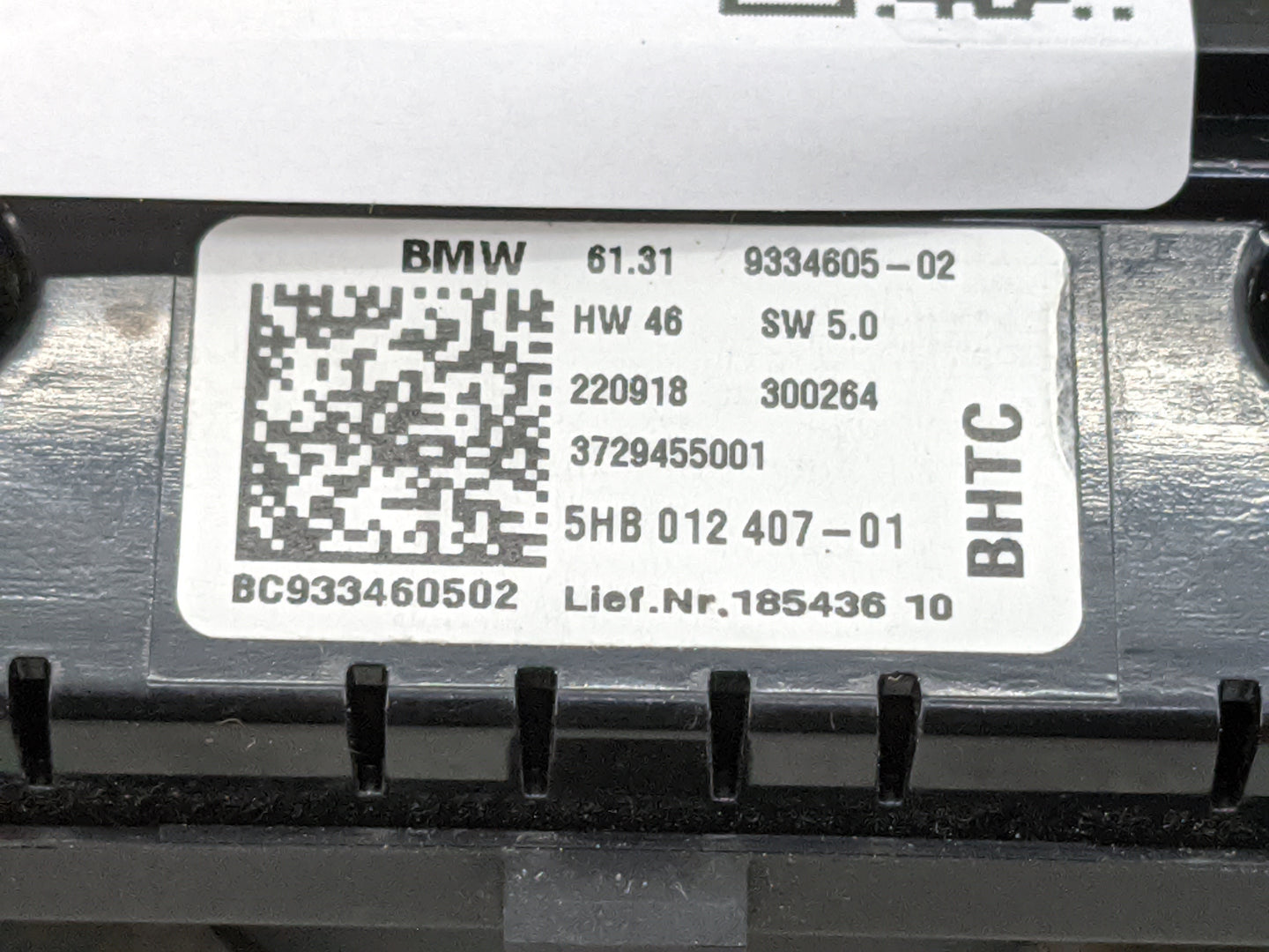 2019 Mini Countryman Climate Control Module Temperature AC/Heater Replacement P/N:9334605-02 5HB012407-01 Fits Fits 2017 201