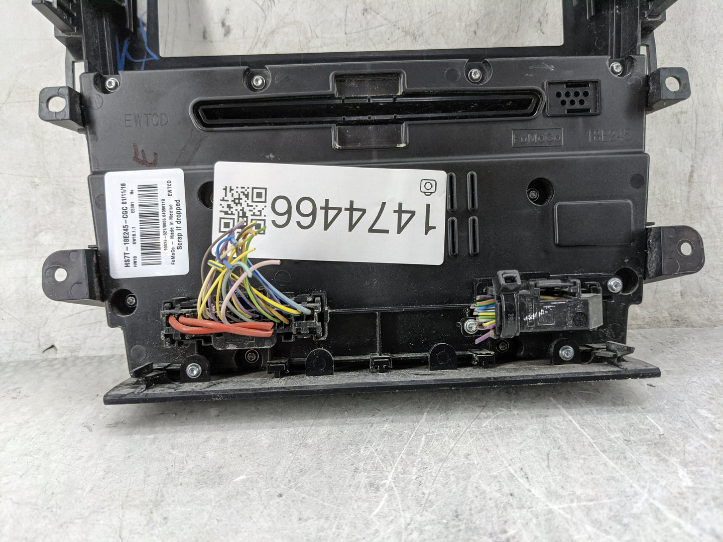 2019 Mini Cooper Countryman Climate Control Module Temperature AC/Heater Replacement P/N:HS7T-18E245-CGC Fits Fits 2017 2018