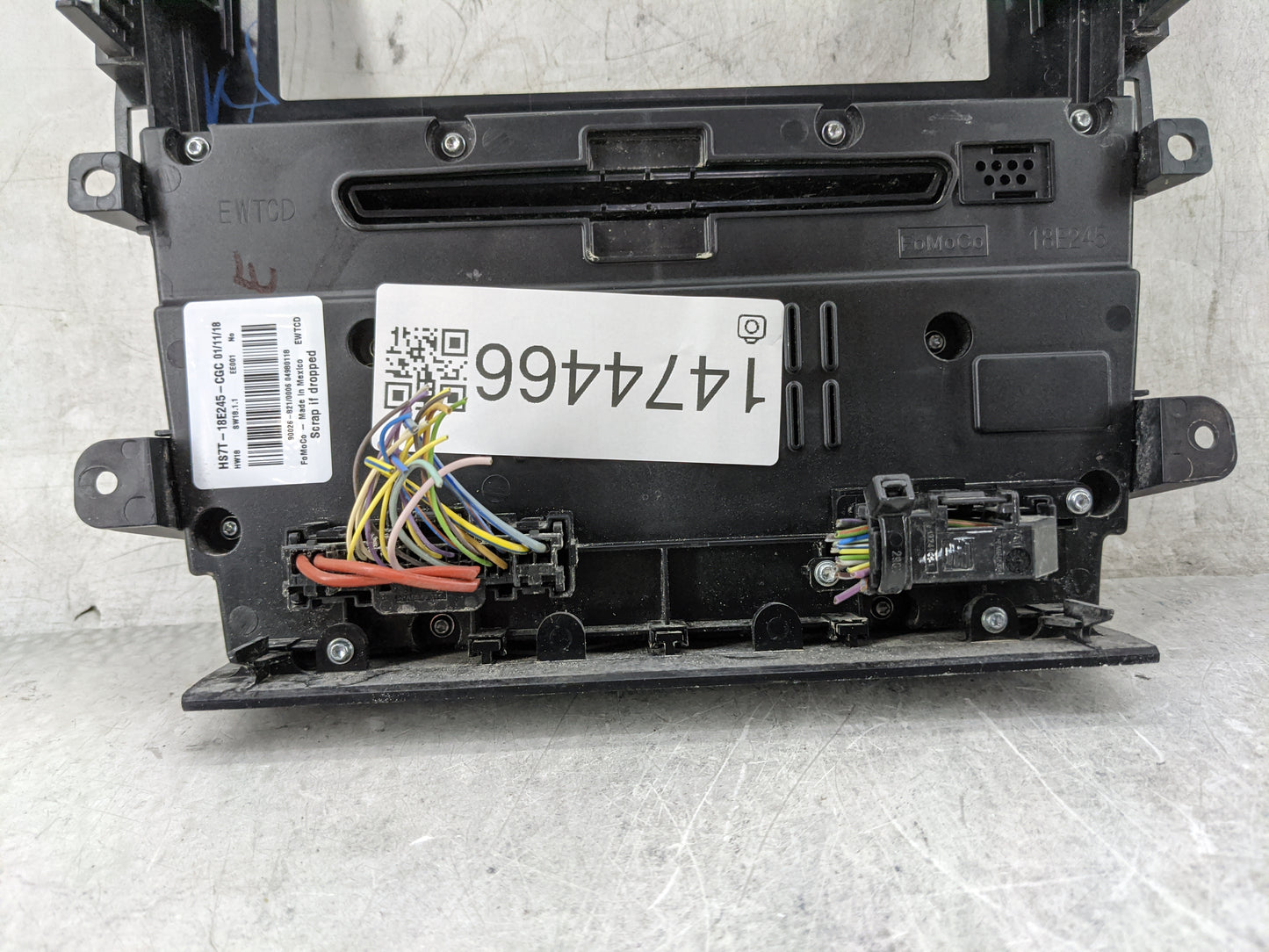 2019 Mini Cooper Countryman Climate Control Module Temperature AC/Heater Replacement P/N:HS7T-18E245-CGC Fits Fits 2017 2018