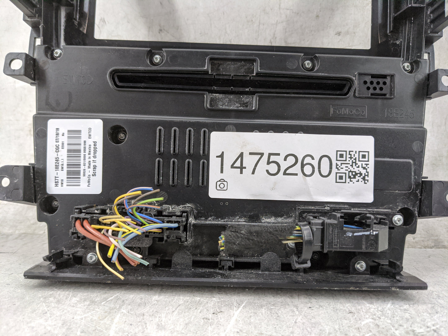 2019 Mini Cooper Countryman Climate Control Module Temperature AC/Heater Replacement P/N:HS7T-18E245-CGC Fits Fits 2017 2018