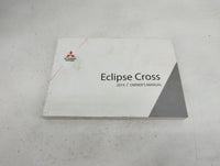 2019 Mitsubishi Eclipse Cross Owners Manual Book Guide P/N:9290J555 OEM Used Auto Parts - Oemusedautoparts1.com