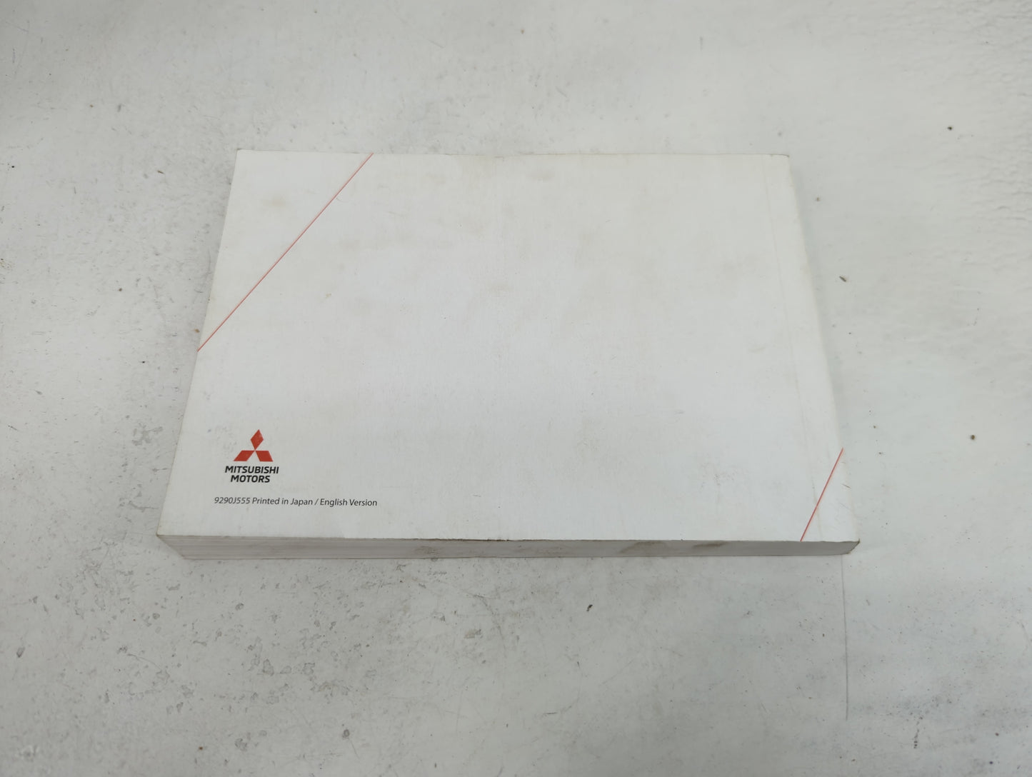 2019 Mitsubishi Eclipse Cross Owners Manual Book Guide P/N:9290J555 OEM Used Auto Parts - Oemusedautoparts1.com