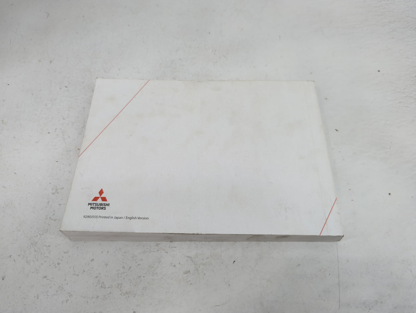 2019 Mitsubishi Eclipse Cross Owners Manual Book Guide P/N:9290J555 OEM Used Auto Parts - Oemusedautoparts1.com