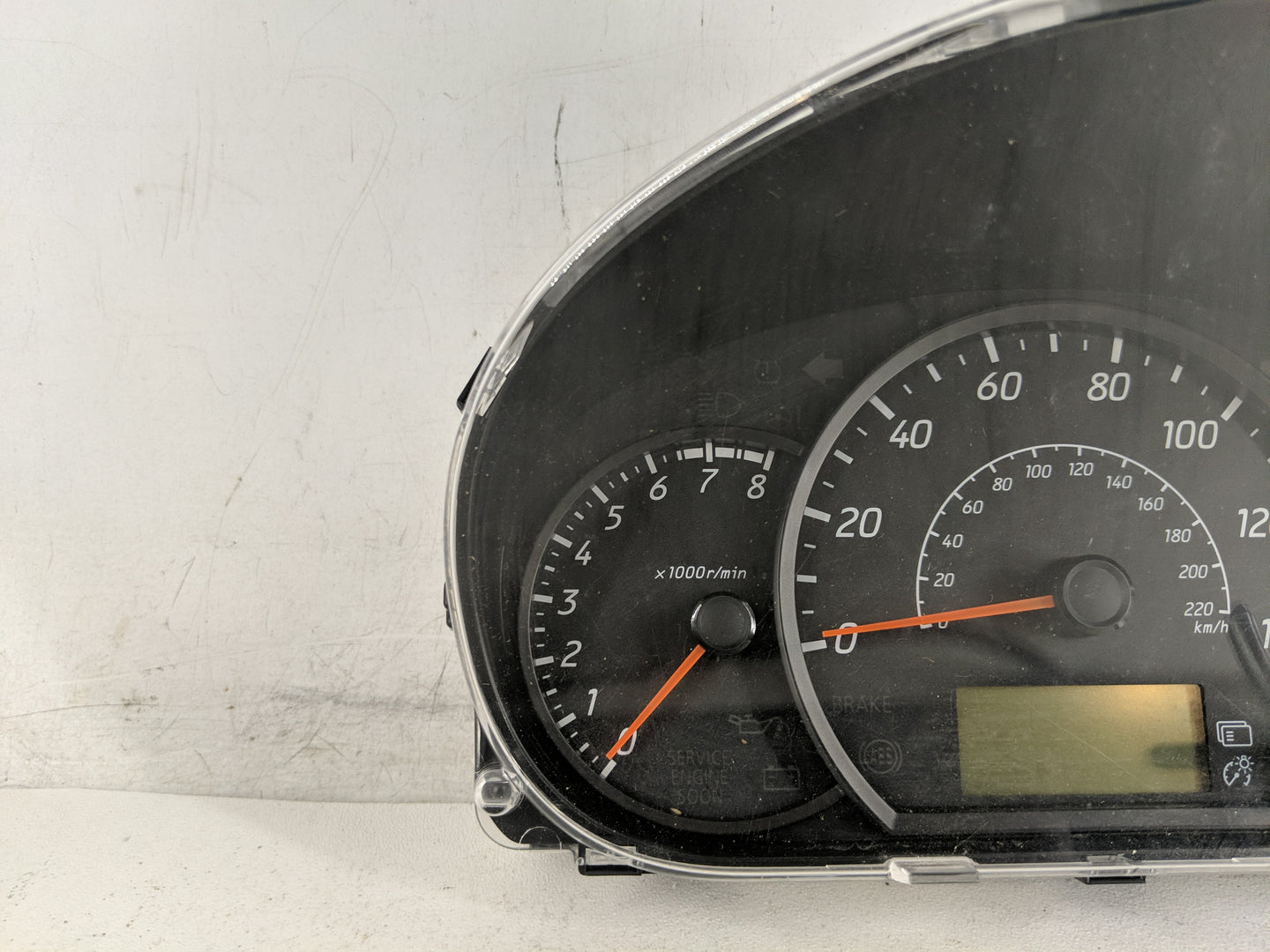 2019 Mitsubishi Mirage Instrument Cluster Speedometer Gauges P/N:8100C577 Fits OEM Used Auto Parts - Oemusedautoparts1.com