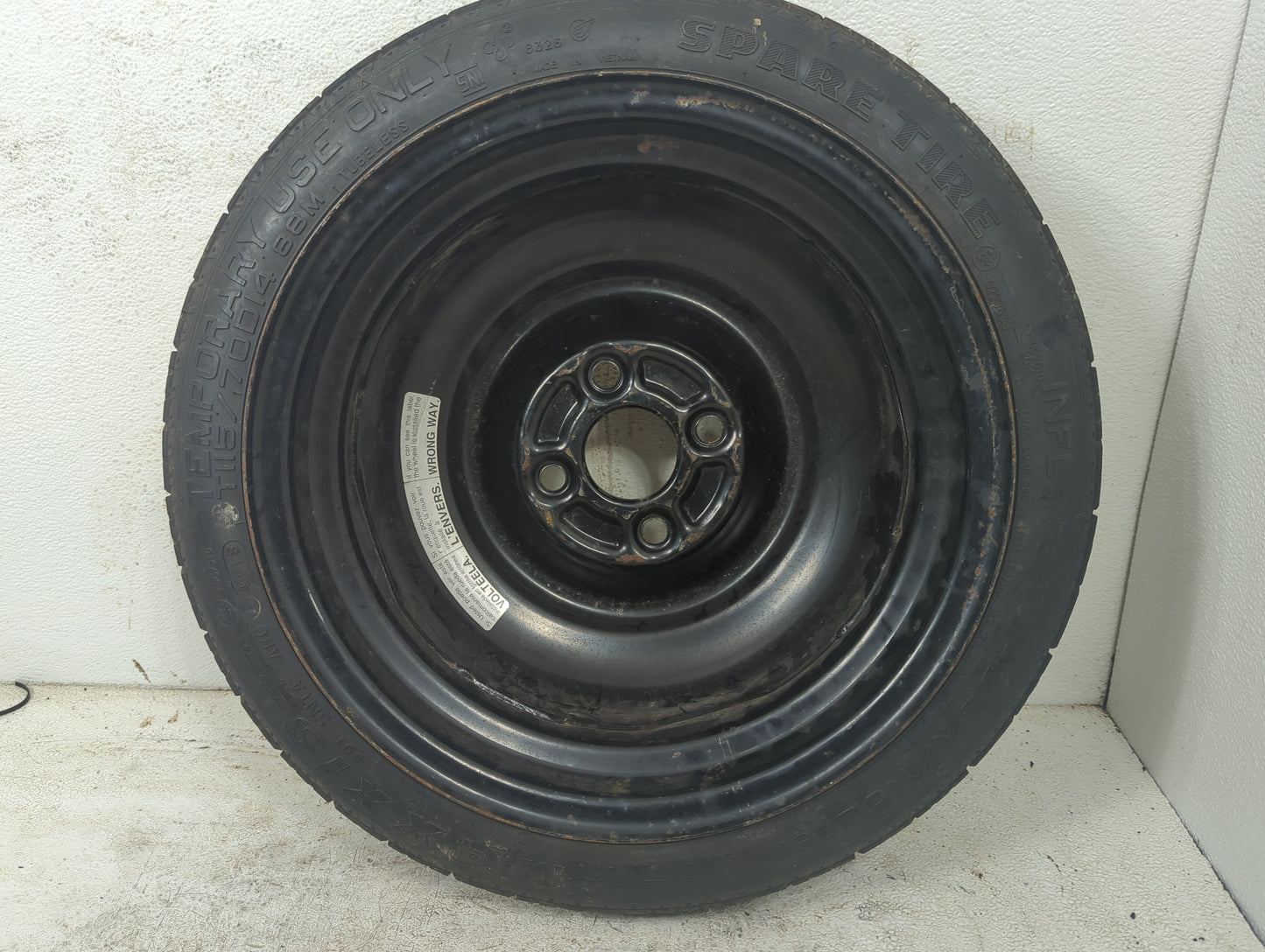 2014-2022 Mitsubishi Mirage Spare Donut Tire Wheel Rim Oem - Oemusedautoparts1.com