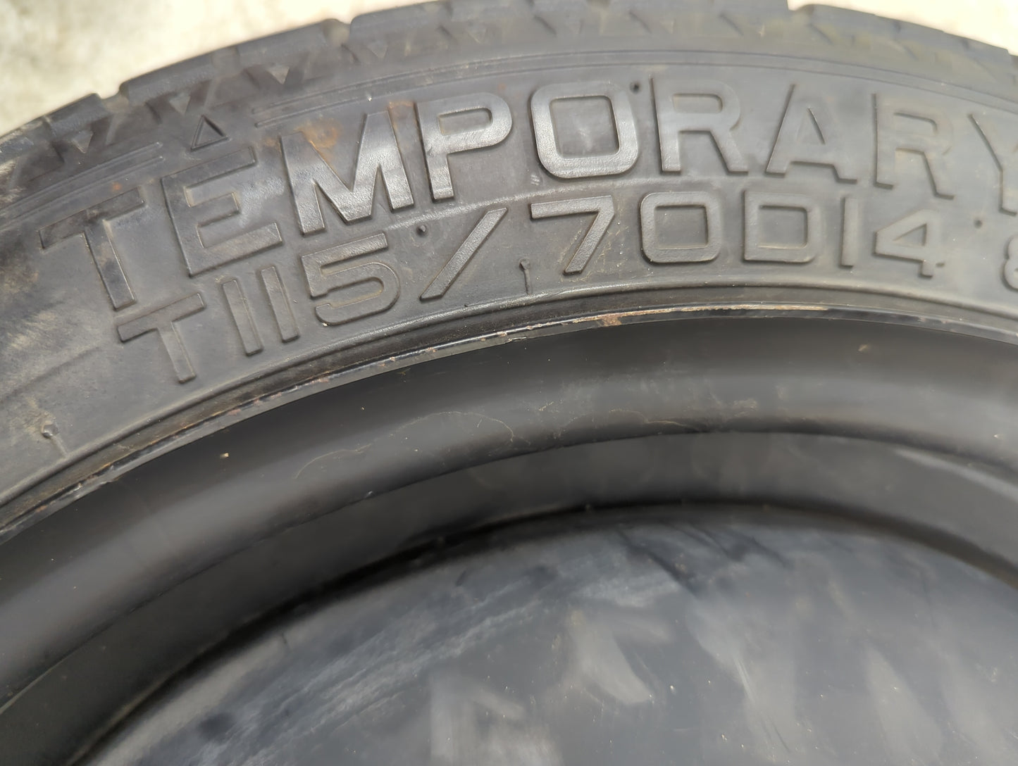 2014-2022 Mitsubishi Mirage Spare Donut Tire Wheel Rim Oem - Oemusedautoparts1.com