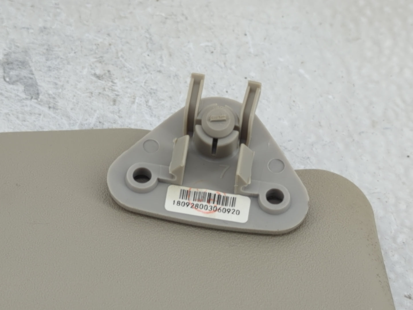 2014 Mitsubishi Mirage Sun Visor Shade Replacement Passenger Right Mirror Fits OEM Used Auto Parts - Oemusedautoparts1.com