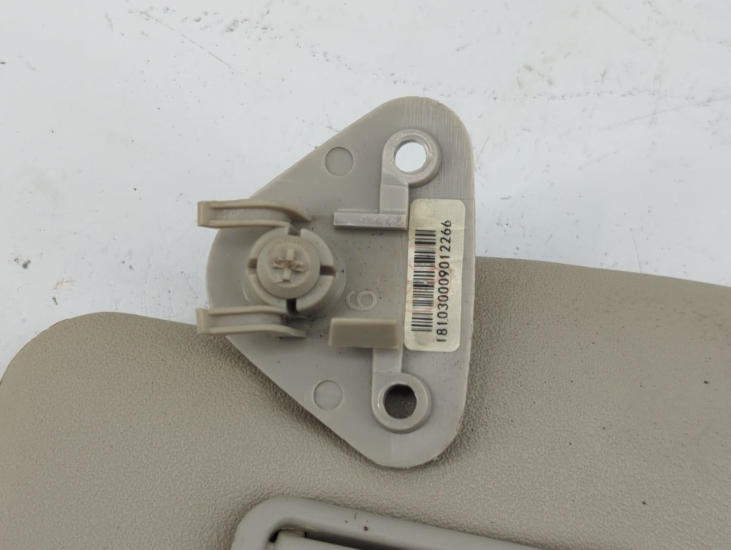 2014 Mitsubishi Mirage Sun Visor Shade Replacement Driver Left Mirror Fits OEM Used Auto Parts - Oemusedautoparts1.com