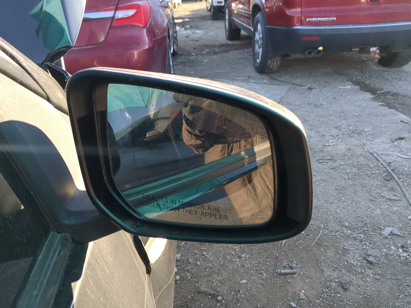 2014 Mitsubishi Mirage Passenger Side View Mirror - Right Door Mirror OEM Used - Oemusedautoparts1.com