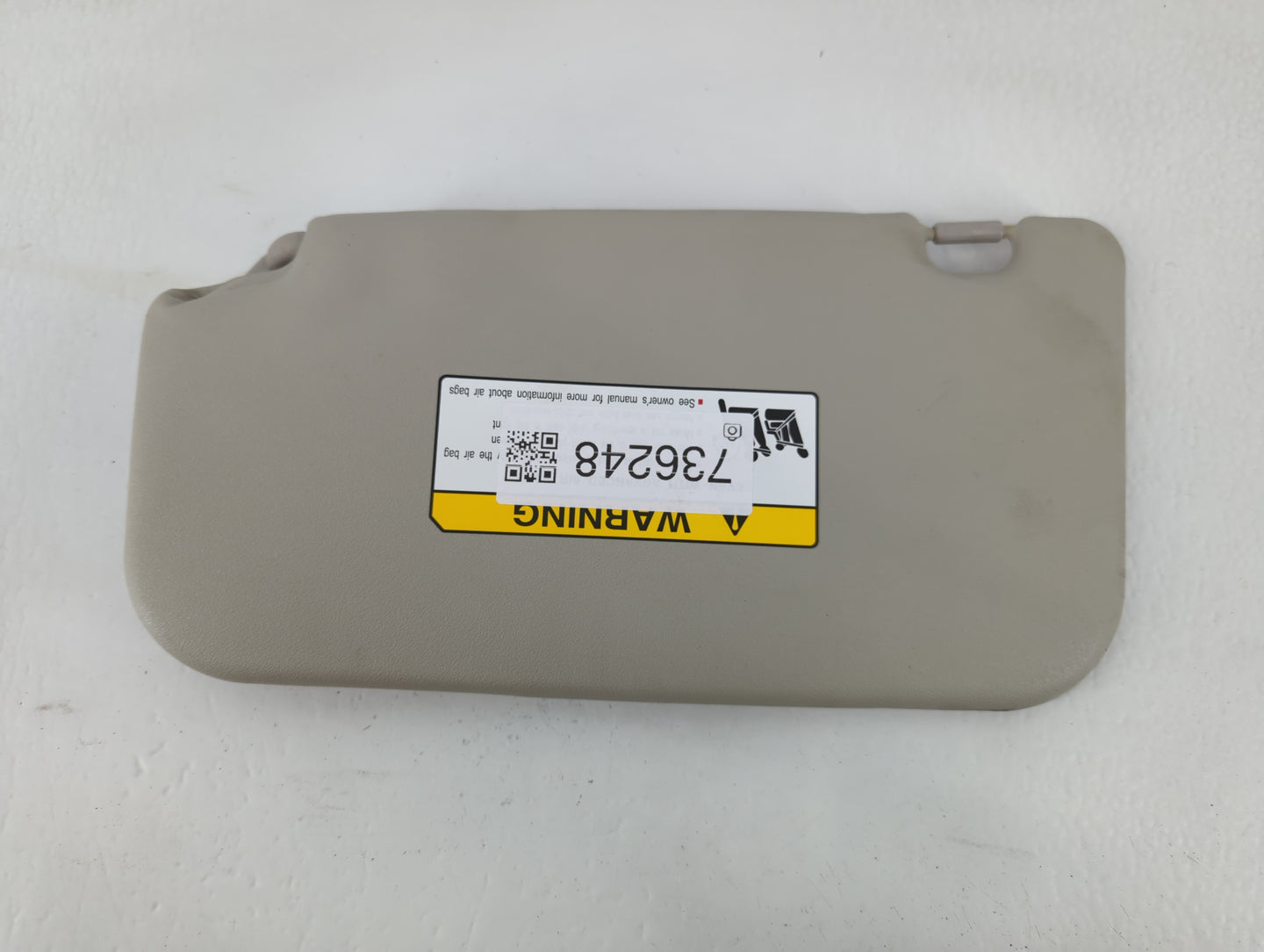 2014 Mitsubishi Mirage Sun Visor Shade Replacement Passenger Right Mirror Fits OEM Used Auto Parts - Oemusedautoparts1.com