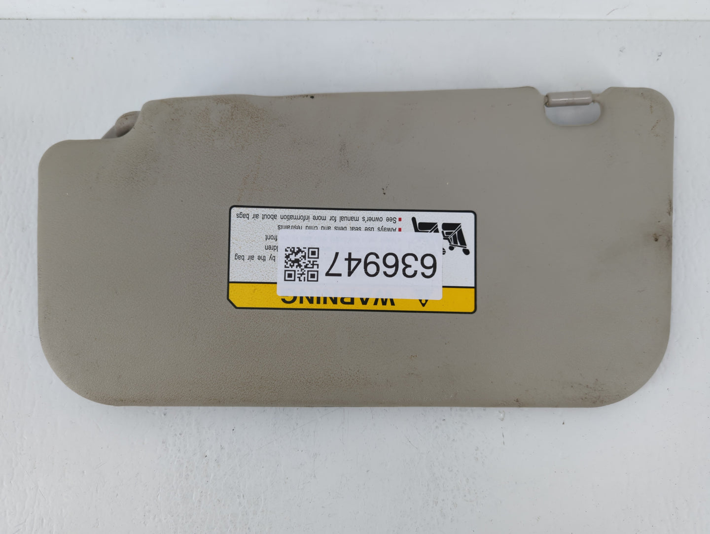 2019 Mitsubishi Mirage G4 Sun Visor Shade Replacement Driver Left Mirror Fits Fits 2014 OEM Used Auto Parts - Oemusedautopar