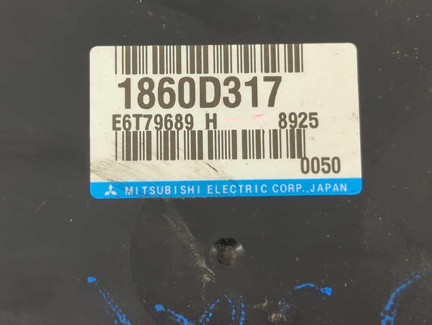 2019 Mitsubishi Outlander PCM Engine Control Computer ECU ECM PCU OEM P/N:E6T79689 H 1860D317 Fits OEM Used Auto Parts - Oem