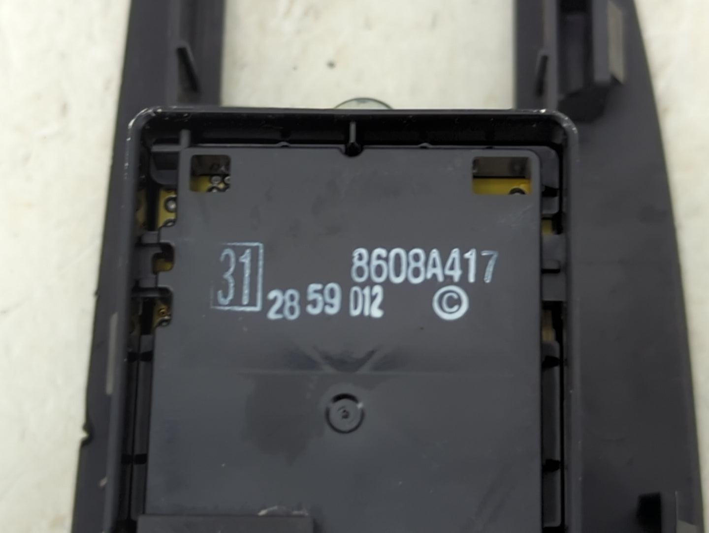 2019 Mitsubishi Outlander Master Power Window Switch Replacement Driver Side Left P/N:8608A417 Fits OEM Used Auto Parts - Oe