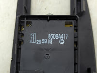 2019 Mitsubishi Outlander Master Power Window Switch Replacement Driver Side Left P/N:8608A417 Fits OEM Used Auto Parts - Oe