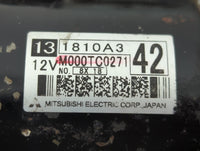 2011-2016 Mitsubishi Outlander Car Starter Motor Solenoid OEM P/N:M000TC0271 1810A3 Fits Fits 2011 2012 2013 2014 2015 2016 