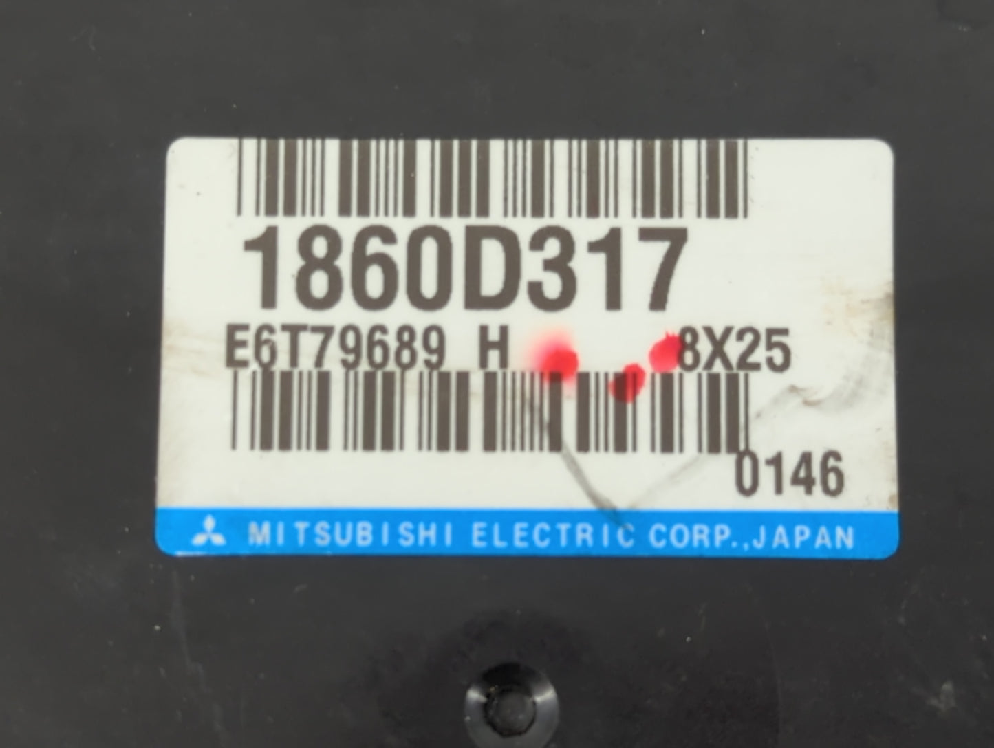 2019 Mitsubishi Outlander PCM Engine Control Computer ECU ECM PCU OEM P/N:E6T79689 H 1860D317 Fits OEM Used Auto Parts - Oem