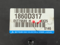 2019 Mitsubishi Outlander PCM Engine Control Computer ECU ECM PCU OEM P/N:E6T79689 H 1860D317 Fits OEM Used Auto Parts - Oem
