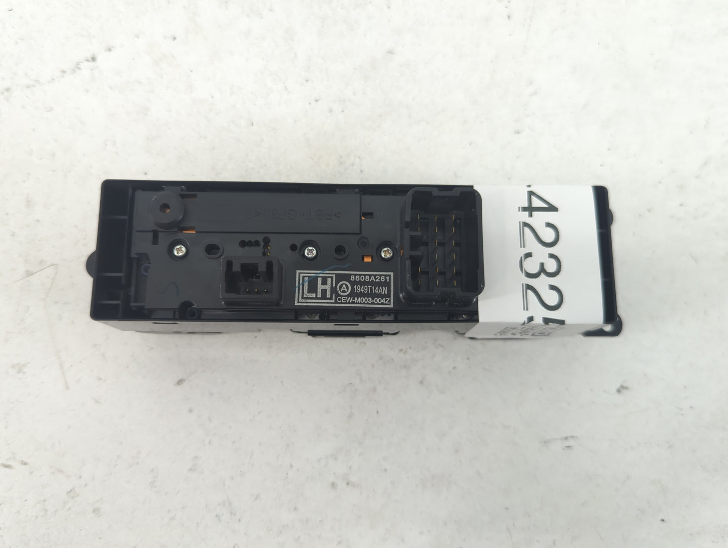 2011-2017 Mitsubishi Outlander Sport Master Power Window Switch Replacement Driver Side Left P/N:8608A261 CEW-M003-004Z Fits