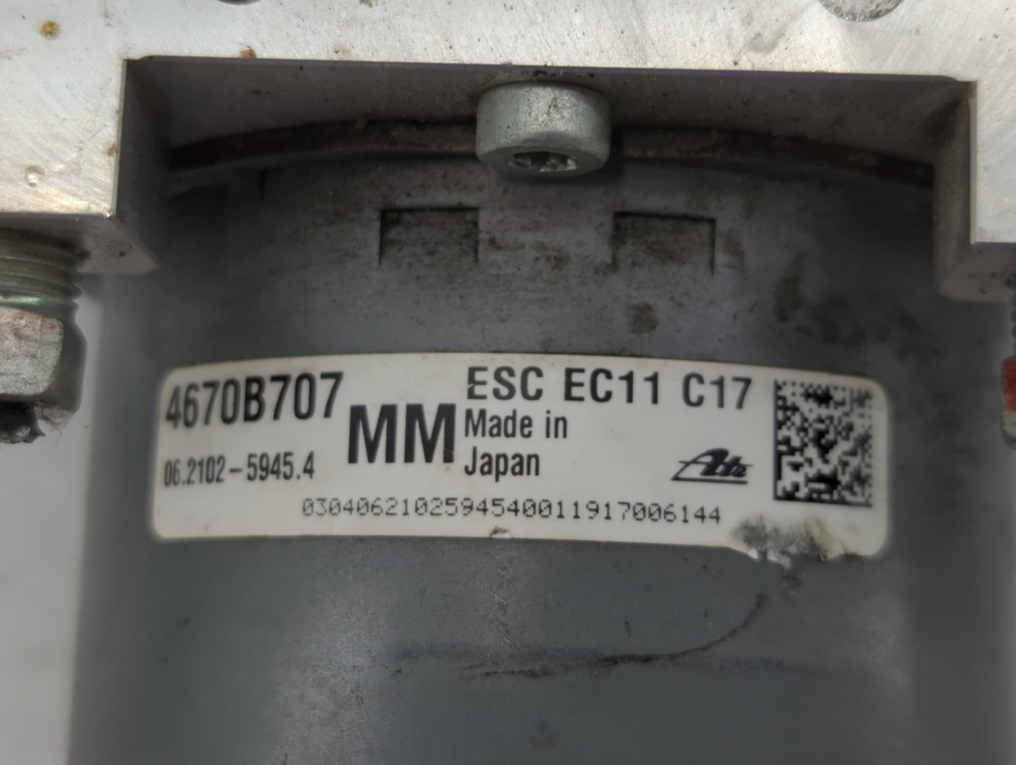 2019 Mitsubishi Outlander Sport ABS Pump Control Module Replacement P/N:4670B707 Fits OEM Used Auto Parts - Oemusedautoparts