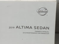 2019 Nissan Altima Owners Manual Book Guide P/N:OM19EA 0L34U1 OEM Used Auto Parts - Oemusedautoparts1.com