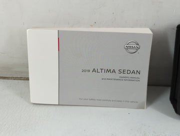 2019 Nissan Altima Owners Manual Book Guide P/N:OM19EA 0L34U0 OEM Used Auto Parts