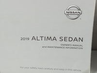 2019 Nissan Altima Owners Manual Book Guide P/N:OM19EA 0L34U0 OEM Used Auto Parts - Oemusedautoparts1.com