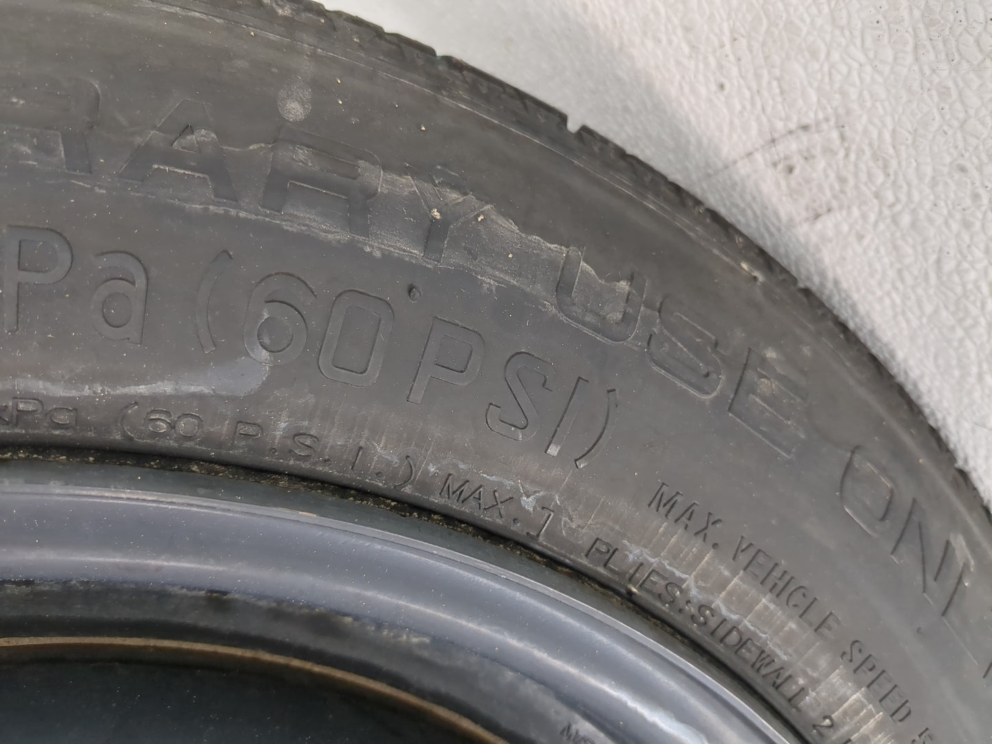 2002-2022 Nissan Altima Spare Donut Tire Wheel Rim Oem - Oemusedautoparts1.com