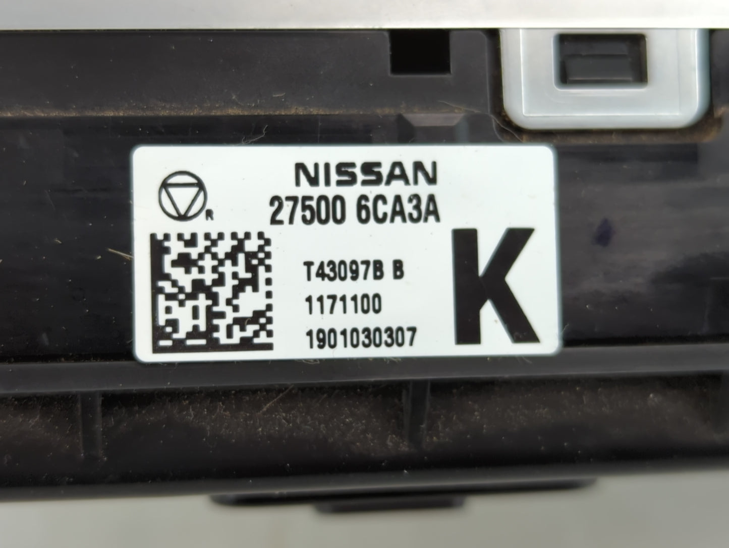 2019-2022 Nissan Altima Climate Control Module Temperature AC/Heater Replacement P/N:27500 6CA3A Fits Fits 2019 2020 2021 20