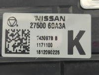2019-2022 Nissan Altima Climate Control Module Temperature AC/Heater Replacement P/N:27500 60A3A Fits Fits 2019 2020 2021 20