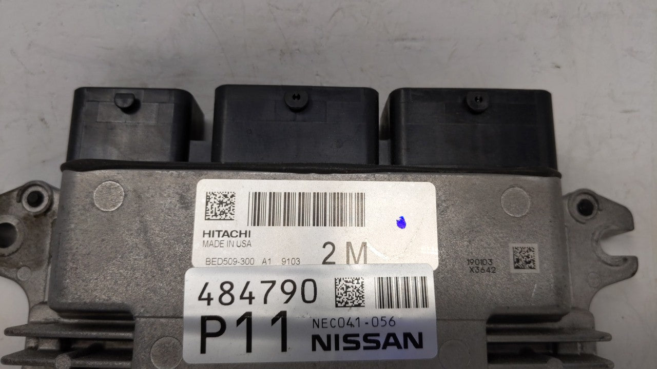 2019 Nissan Altima PCM Engine Control Computer ECU ECM PCU OEM P/N:NEC041-056 BED509-300 Fits OEM Used Auto Parts - Oemuseda