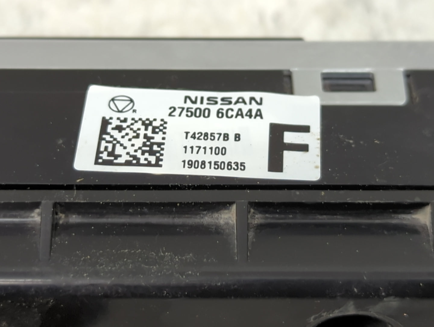 2019-2022 Nissan Altima Climate Control Module Temperature AC/Heater Replacement P/N:27500 6CA4A T42857B Fits OEM Used Auto 